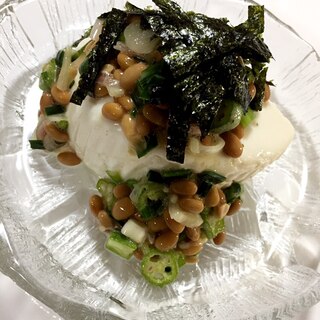 暑い夏の栄養補給！！スタミナネバネバ豆腐